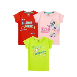 Cub McPaws Girls Tie Dye T-Shirt | 100% Cotton | 4 to 12 Year