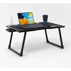 Cubiker Foldable Engineered Wood Laptop Table
