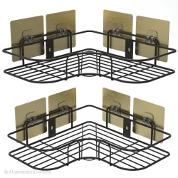 CUCURA® Metal Corner Shelf Po2