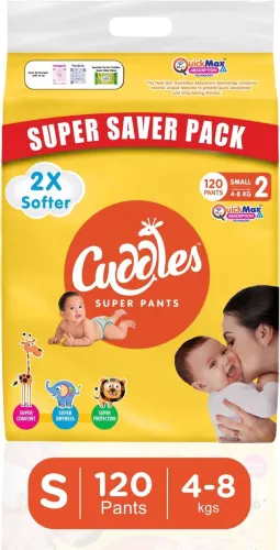 Image of Cuddles - Super Pants Super Saver Pack Pant Style Diaper, 120 Pcs