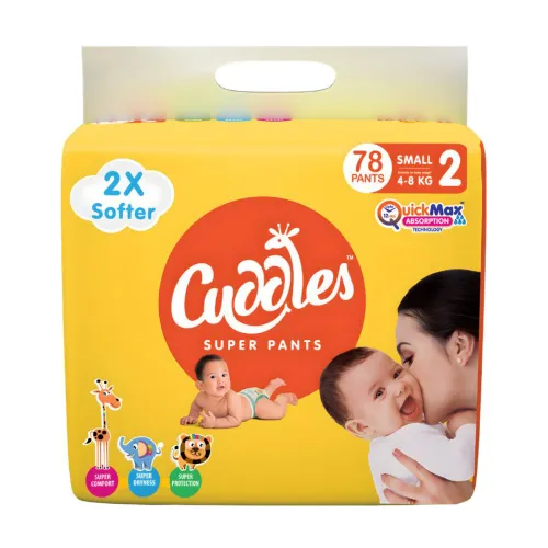 Image of Cuddles Super Pants Diapers Size S pack of 78