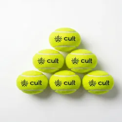CULT Pack Of 6 Tennis Ball