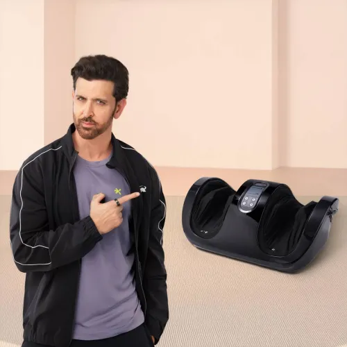 Image of Cult Revive Vibration & Shiatsu therapy, Pain Relief, Boost Blood Circulation, Foot Massager (Carbon Black)
