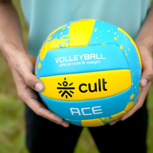 Image of Cult Volleyball ACE Blue Yellow Size 4