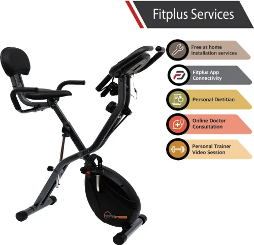 Image of RPM Fitness by Cultsport RPM700 with Free Installation Indoor Cycles Exercise Bike (Black, Grey)
