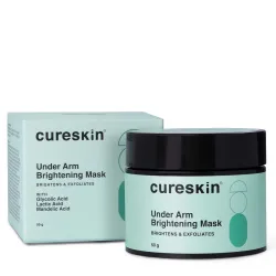 Cureskin Under Arm Brightening Cream Mask with Lactic Acid, Glycolic Acid & Malic Acid | Dark Underarms & Hyperpigmentat