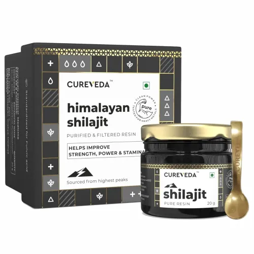 Image of Cureveda Himalayan Shilajit For Men - Resin 20g 