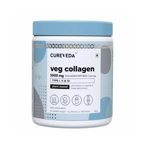 Image of Cureveda Veg Collagen 5000mg Powder 150g Unflavoured