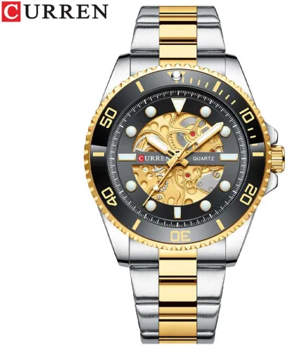 Image of Curren 8412 Black Mens Watch Series Analog Watch - For Men 38109752