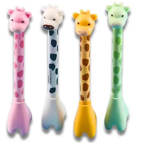 Image of Giraffe Gel Pen 0.5mm (1 Pcs) – Cute Animal Shaped Novelty Pen | 