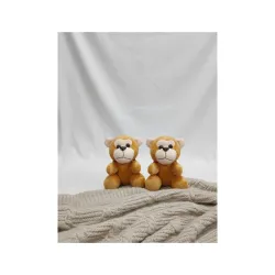 Cute Brown Monkey Soft Toy Pack of 2 – Ultra Soft Plush Stuffed Animals | Cuddly Toys for Babies & Kids, Desk Décor, Nursery & Gift Set (Color Will be Sent as per Availability in Stock)