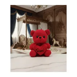Cute Plush Teddy Bear with Heart Soft Stuffed Toy for Kids 