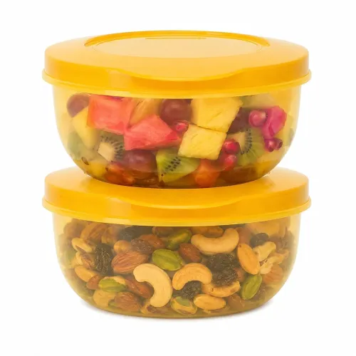 Image of Cutting EDGE 2700ml Eco Storage Container & Organizer Set of 2 (Yellow)