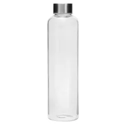 Cutting EDGE 500ml Borosilicate Glass Water Bottle (Transparent, Set of 1)