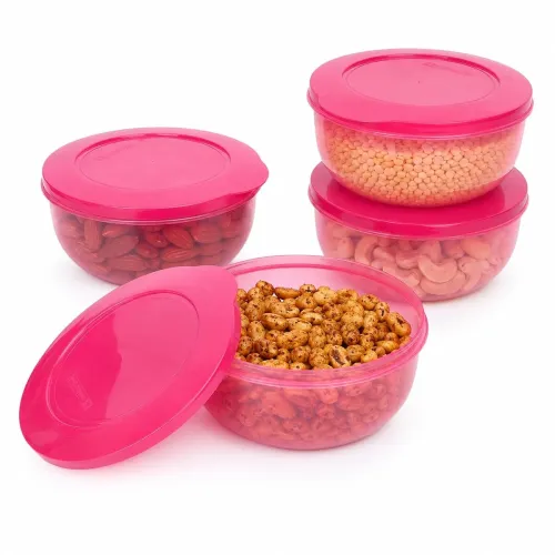 Image of Cutting EDGE 900ml Eco Storage Container & Organizer Set of 4 (Pink)