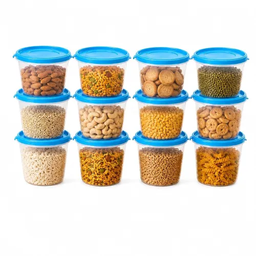 Image of Cutting EDGE Nesterware 750ml Stackable Food Container (Set of 12, Purple)