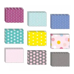CVANU Attractive 9 Designs Greeting Cards, Blank Notecard with Envelopes for Office, All Occasion(54pc)(3x4inch)_c24
