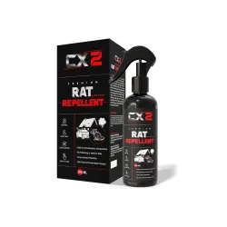 CX2 Rat Repellent Spray for Car Home Office Mouse | Natural Powerful Pest Control Protect Wires in Car Bike Computer | E