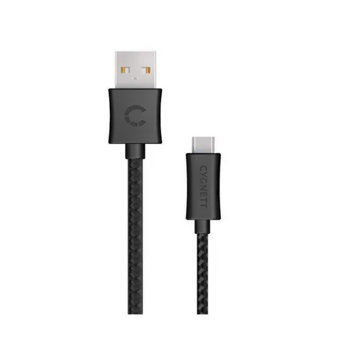 Image of Cygnett CY2046PCUSA USB-C to USB-A BraidedData Cable 3.28 Feet (1 Meter)