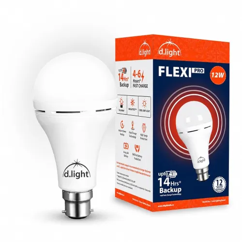 Image of D.LIGHT 12W Flexi Pro Rechargeable Emergency LED bulb