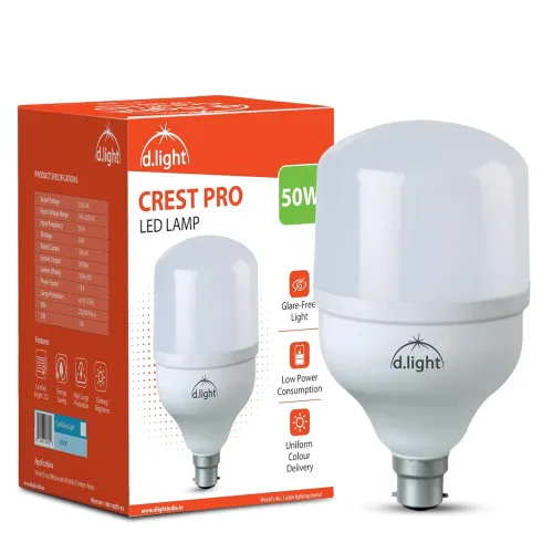 Image of d.light 50W LED Bulb – B22 Base, Eco-Friendly