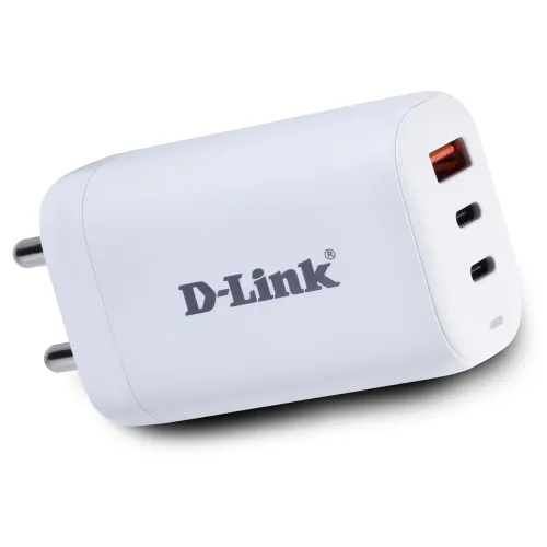 Image of D-Link 65W GaN Fast Charger (3 Ports + Free Type-C Cable)