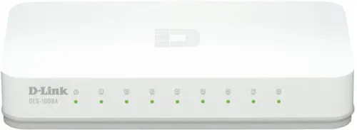 Image of D-Link DES-1008A 8 Ports Unmanaged Network Switch