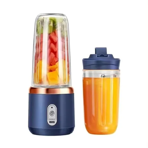 Image of Portable Blender Electric Juicers Fruit Mixers USB Rechargeable Smoothie Mini Personal Juicer 6 Blades 3Gears With 1500 