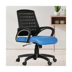 Da URBAN® Boom 03 Mid-Back Revolving Mesh Ergonomic Chair for Home