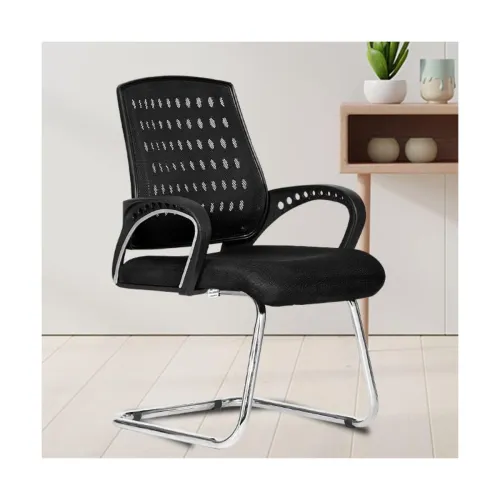 Image of Da URBAN Boom 03 Mesh Visitor Chair Black