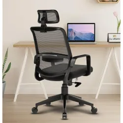 Da URBAN® Dysen Office Chair, High Back Mesh Ergonomic Home Office Desk Chair with 1 Year Warranty,Tilt Lock Mechanism (