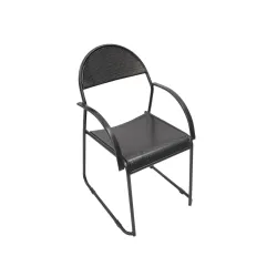 Da URBAN Weston Metal Armchair (Black)
