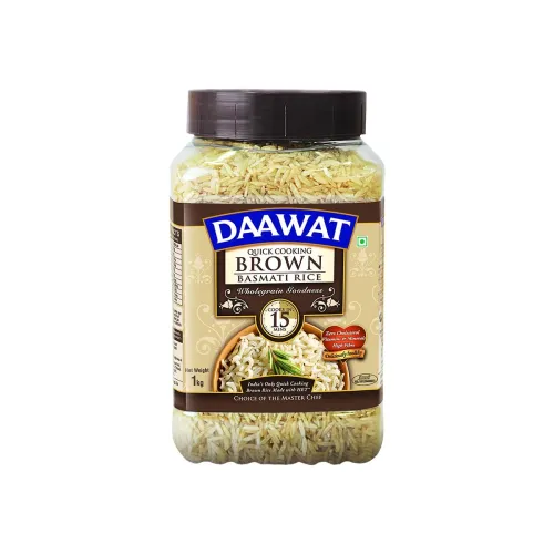 Image of Daawat 15-Min Brown Basmati Rice Jar 1kg