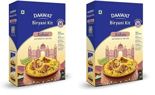 Image of Daawat Biryani Kit Kolkata – 334 g (Pack of 2)