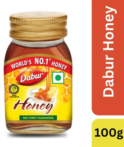 Image of Dabur 100% Pure Worlds No.1 Honey Brand (100 g)