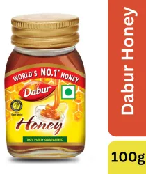 Dabur 100% Pure Worlds No.1 Honey Brand (100 g)