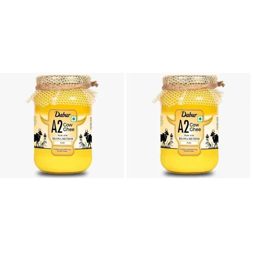 Image of Dabur A2 Cow Ghee - 500ml Pure (Pack of 2)