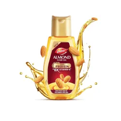 Dabur Almond Hair Oil - 500ml | Provides Damage Protection | Non Sticky Formula | For Soft & Shiny Hair |
