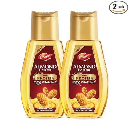 Image of Dabur Almond Hair Oil - 580ml (290ml*2)
