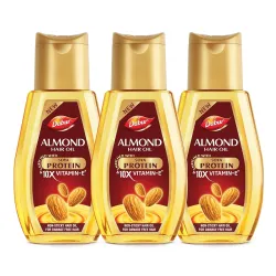 Dabur Almond Hair Oil - 870ml (290ml x 3) 