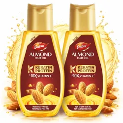 Dabur Almond Hair Oil - 500ml (Pack of 2)