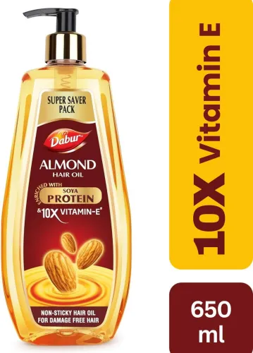 Image of Dabur Almond Hair Oil 650ml – Hair Fall Control