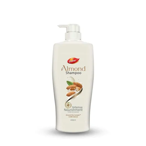 Image of Dabur Almond Shampoo - 650 ml | For Nourished & Smooth Hair | Intense Nourishment | Helps in Hair Strenghtening | With A