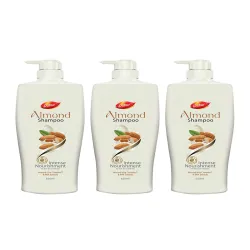 Dabur Set Of 3 Almond Intense Nourishment Shampoo With Milk Extracts - 650ml Each