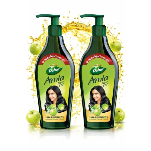Image of Dabur Amla Hair Oil - 1100ml (550ml x 2) 