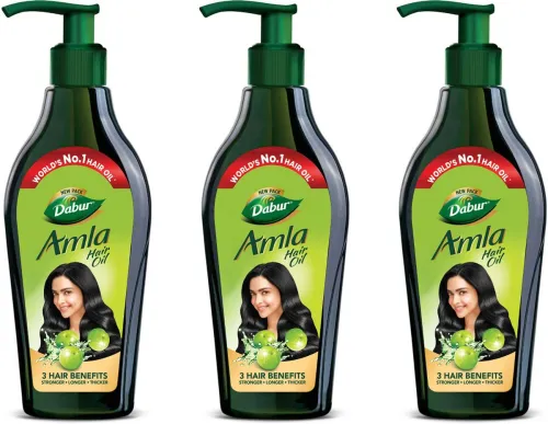 Image of Dabur Amla (Pack of 3) Hair Oil (1650 ml)