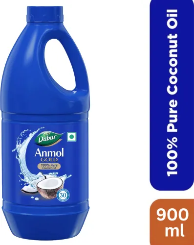 Image of Dabur Anmol Gold 100% Pure Coconut Hair Oil 900 ml