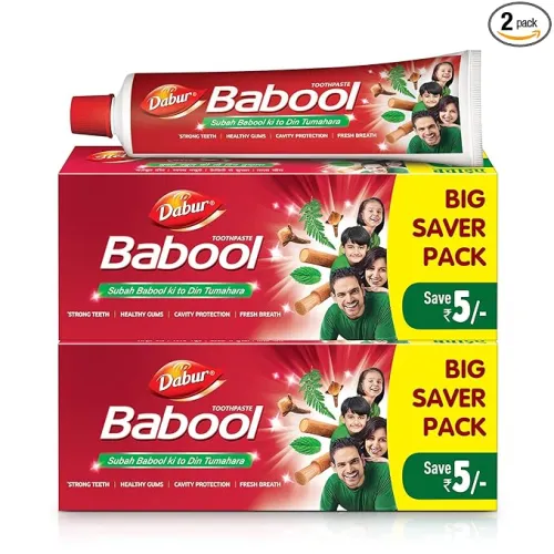 Image of Dabur Babool Ayurvedic Toothpaste -700g (350g x 2)