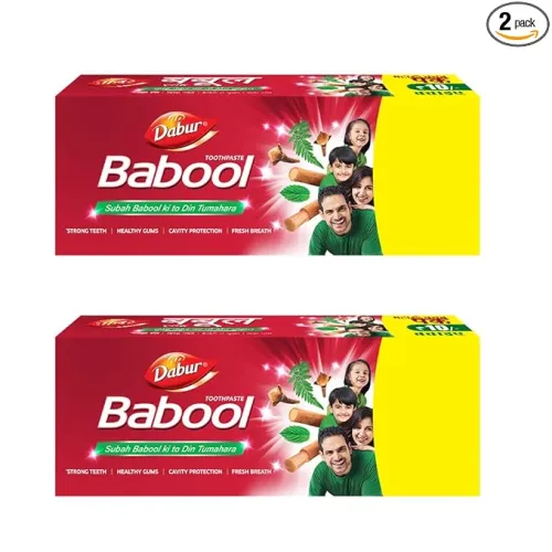 Image of Dabur Babool Ayurvedic Toothpaste -700g (350g x 2) 