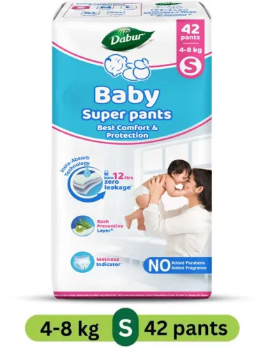 Image of Dabur Baby Super Pants Diapers – S (42 pcs)